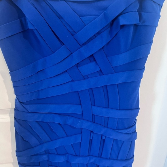 Tadashi Shoji Royal Blue Bandage Dress Size Small - Picture 5 of 11